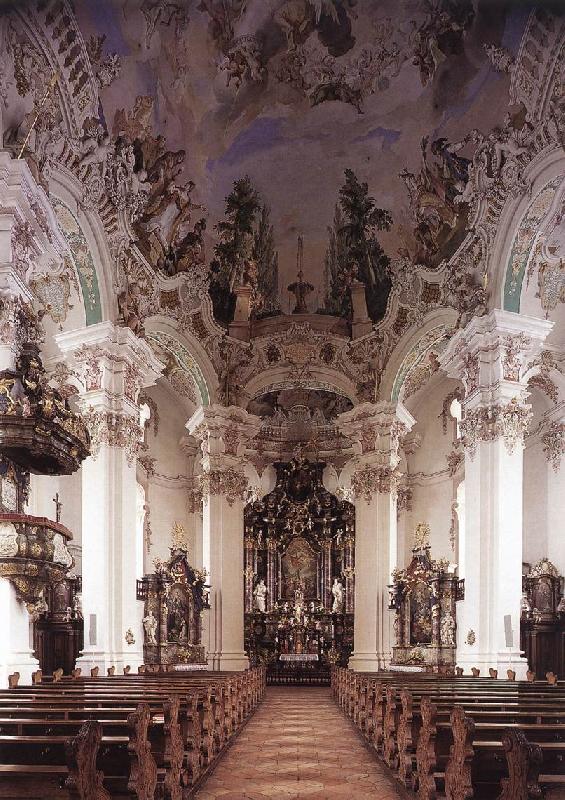  Interior with ceiling fresco